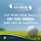 thumbnail image 5 of Pelotas de golf recicladas de color verde limpio, 48 unidades | Titleist, Callaway, 5 of 6