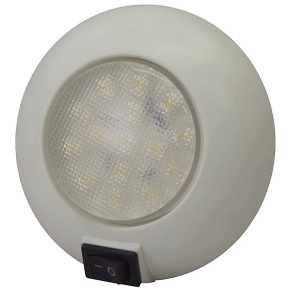 Lámpara LED tipo domo para montaje en superficie T-H Marine LED-51829-DP, color blanco frío