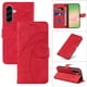 thumbnail image 1 of Funda tipo cartera con tapa para Samsung Galaxy A57 5G con tarjetero, soporte y cubierta magnética Rojo, 1 of 5