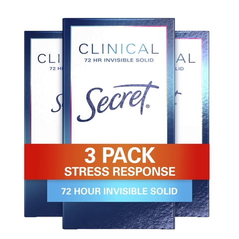 Antitranspirante Y Desodorante Secret Clinical Women 50 Ml X3