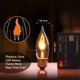 thumbnail image 2 of Bombilla LED Hompavo E26 Llama Parpadeante 3W (Juego de 4), 2 of 7