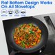 thumbnail image 4 of Wok Souped Up Recipes, acero al carbono, 32 cm, con tapa y espátula, 4 of 7