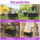 thumbnail image 5 of Carrito plegable tipo wagon Yollber, capacidad de 127 kg, negro, 5 of 9
