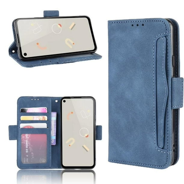 Funda Tipo Billetera FOXDOCK para Google Pixel 4A 4G – Tapa Flip con Tarjetero