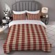 thumbnail image 1 of Red and White Plaid Bedding Set Soft and Comfortable Suitable for All Seasons, 1 of 1