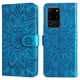 thumbnail image 1 of Funda tipo cartera FOXDOCK para Samsung Galaxy S20 Ultra , diseño girasol en relieve, cuero PU, cierre magnético, soporte y tarjetero, 1 of 5