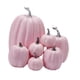 thumbnail image 2 of 7 Piezas De Calabazas Artificiales, Calabazas Decorativas Para La Cocina Navideña, Cosecha Rosa, 2 of 3
