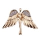 thumbnail image 1 of ángel de la moda broche encantador broche de cristal para hombres mujeres oro, 1 of 5