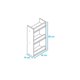 thumbnail image 4 of Repisa 3 Niveles Slim Blanco, 4 of 4