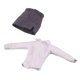 thumbnail image 2 of Ropa De Soldado Femenino A Escala 1/6 Para Figuras De Soldados De 12 "blanco Y Gris, 2 of 5