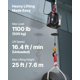 thumbnail image 2 of Polipasto Eléctrico VEVOR 1500W 500kg Elevación 7.5m 110V, 2 of 9
