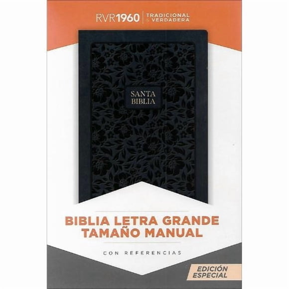 Biblia Reina Valera 1960 Letra Grande Tamaño Manual Azul Marino