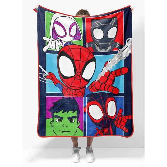 Manta de viaje Sunny Side Up Marvel Spidey & Friends
