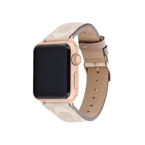 Coach - Correa De Lona Para Apple Watch Signature De 38