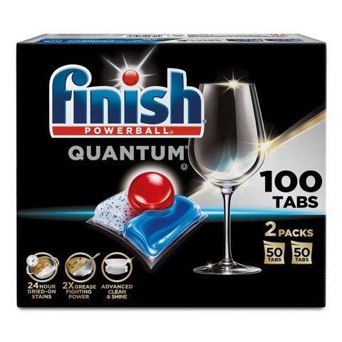 Finish - Detergente Para Lavavajillas Quantum Activblu 100