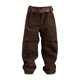 thumbnail image 2 of Pantalones Y Cinturón De Harén A Escala 1:12 Para Mu?ecas Masculinas De 6'', Disfraz De Pantalón Marrón Oscuro., 2 of 5