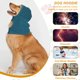 thumbnail image 4 of Uxcell Envoltura para Orejas de Perro Ajustable Cubierta Silenciosa Mangas Alivio de Ansiedad Protección de Cabeza Sin Sacudidas Gris L Baño de Mascotas Aseo Natación, 4 of 7