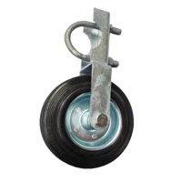 Ioensy - Soporte Para Ruedas De Puerta, Rueda De 6 Pulgadas Para Puerta, Cerca De Patio, Puerta De Madera