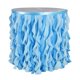 thumbnail image 4 of Falda De Mesa Azul Cubierta De Vajilla Baby Shower Boda Fiesta Decoraciones 75x183cm, 4 of 5