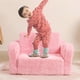 thumbnail image 4 of Sillas para niños MOMCAYWEX, sofá sherpa suave 2 en 1 para niños pequeños, rosa, 4 of 8