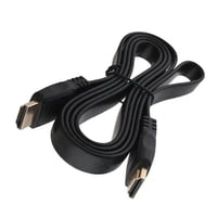 Cable Hdmi Plano 3 Metros 720P, 1080P Fullhd Negro