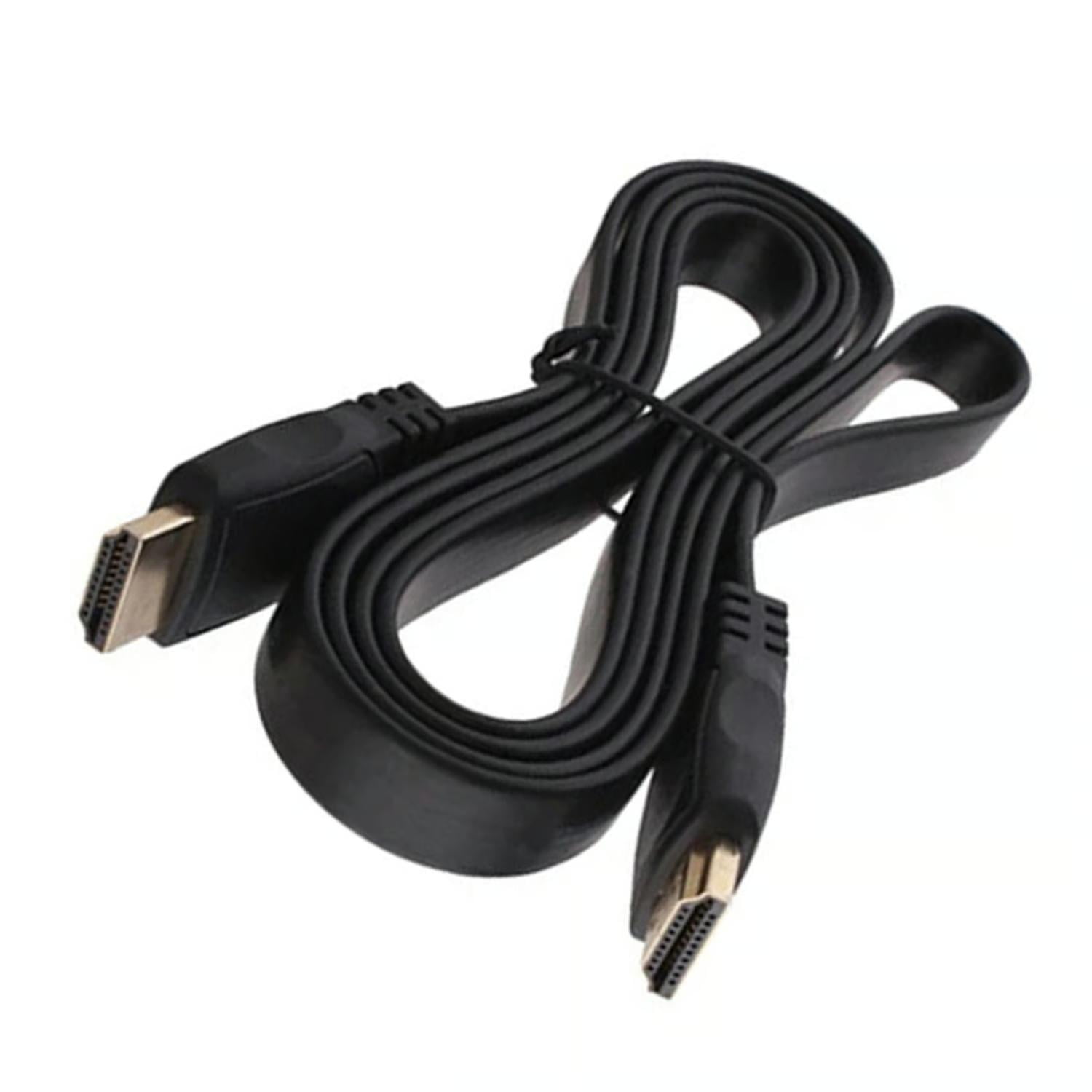 Cable Hdmi Plano 3 Metros 720p, 1080p Fullhd Negro