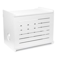 Caja De Almacenamiento Para Router Wifi Gadget Garage Deluxe, Soporte De Pared, Color Blanco