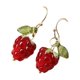 thumbnail image 2 of Pendientes De Frambuesa, Dulce Playa Para Mujer, Damas Para Aniversario, Regalo Festivo, Gota Corta, 2 of 5