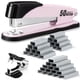 thumbnail image 1 of Stapler Deli Heavy Duty Full Strip con capacidad para 50 hojas, color rosa, 1 of 7