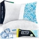 thumbnail image 1 of Cooling Pillows BETU Queen Size, juego de 2 unidades de espuma viscoelástica, color blanco, 1 of 9
