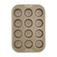 thumbnail image 1 of Molde para muffins GoodCook BestBake antiadherente de 12 tazas en bronce, 1 of 6