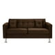 thumbnail image 1 of Sofa New Retro 3c Felpa 12 Chocolate, 1 of 6