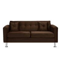 Bodevir - Sofa New Retro 3C Felpa 12 Chocolate