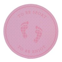 Magideal - Colchoneta Forma Forma Forma Para Ejercicios De 6 Mm De Grosor Para Entrenamientos De Densidad A Prueba De Golpes De 23 Pulgadas Para Ejercicio Antidesgarro Rosa Profundo