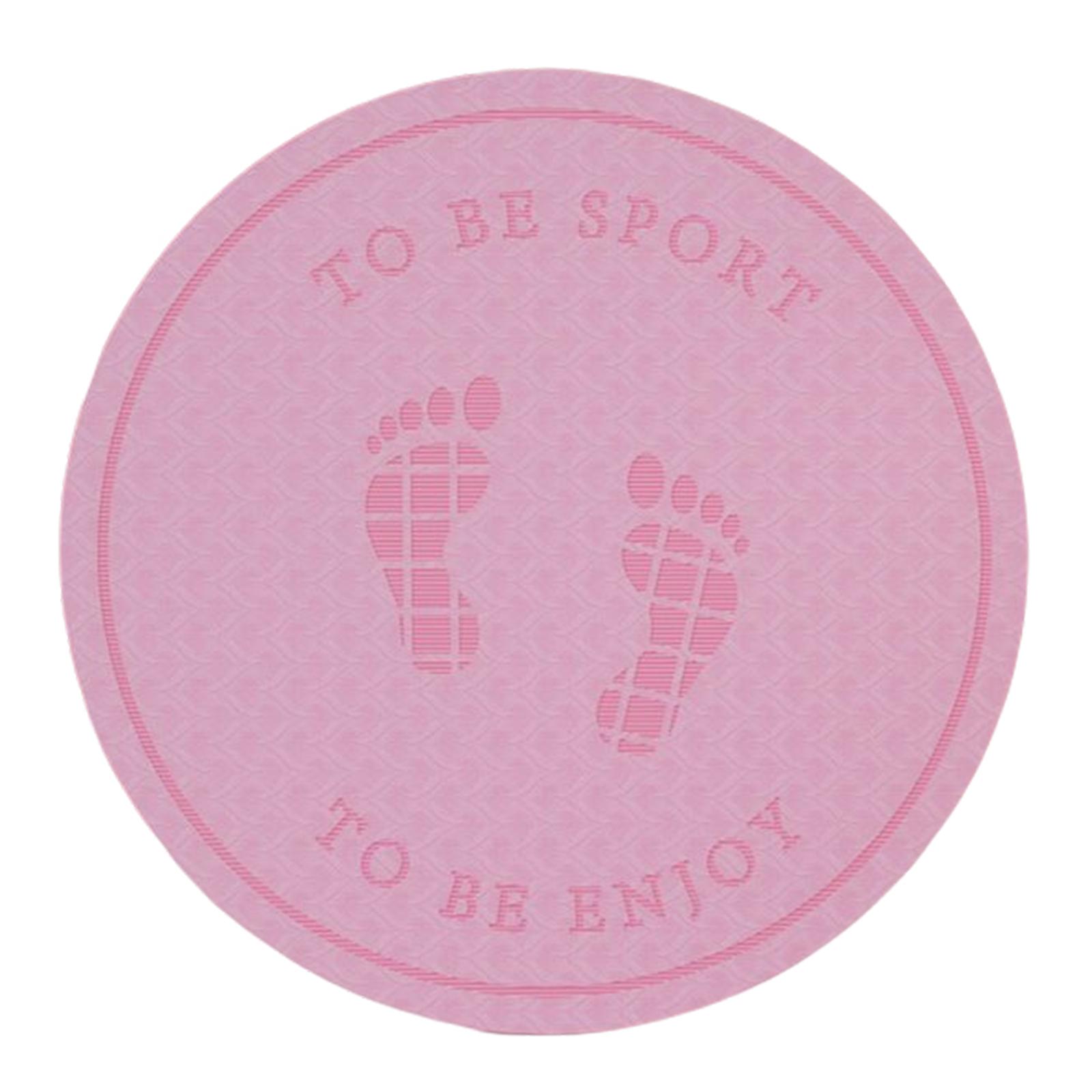 Magideal - Colchoneta Forma Forma Forma Para Ejercicios De 6 Mm De Grosor Para Entrenamientos De Densidad A Prueba De Golpes De 23 Pulgadas Para Ejercicio Antidesgarro Rosa Profundo