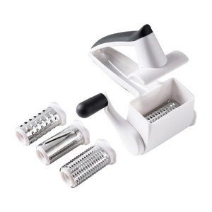 Bothyi - Rallador De Queso Manual Con Manivela, Picador Multifunción Manual, Cortador Rotatorio, Rallador