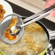 thumbnail image 2 of 1pc Stainless Steel Tongs, Multifunctional Metal Tongs, Easy To Clean Cooking Tongs Stainless Steel, Frying Tools Extrude Excess Grease From Food, 11in (About 27.9cm), 2 of 4