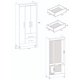 thumbnail image 2 of Closet Yardas Yuri Bicolor 355 3P 2C, 2 of 3