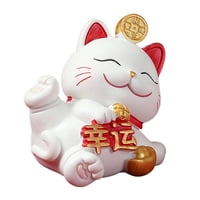 Magideal - Estatuilla De Gato De La , Adorno De Mesa, Estatua Decorativa De Gato, Estatua De Gatito Para Estante, Entrada, Gabinete, Centro De Mesa, Sala , Estilo A