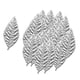 thumbnail image 1 of 100 piezas de hojas de rosas artificiales apliques scrapbooking bricolaje artesanal de plata, 1 of 5