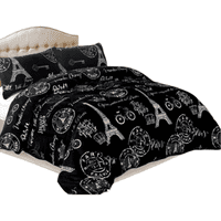 Genérico - Cobertor Plumón Plush Chiporro 2 Plazas + 2 Fundas