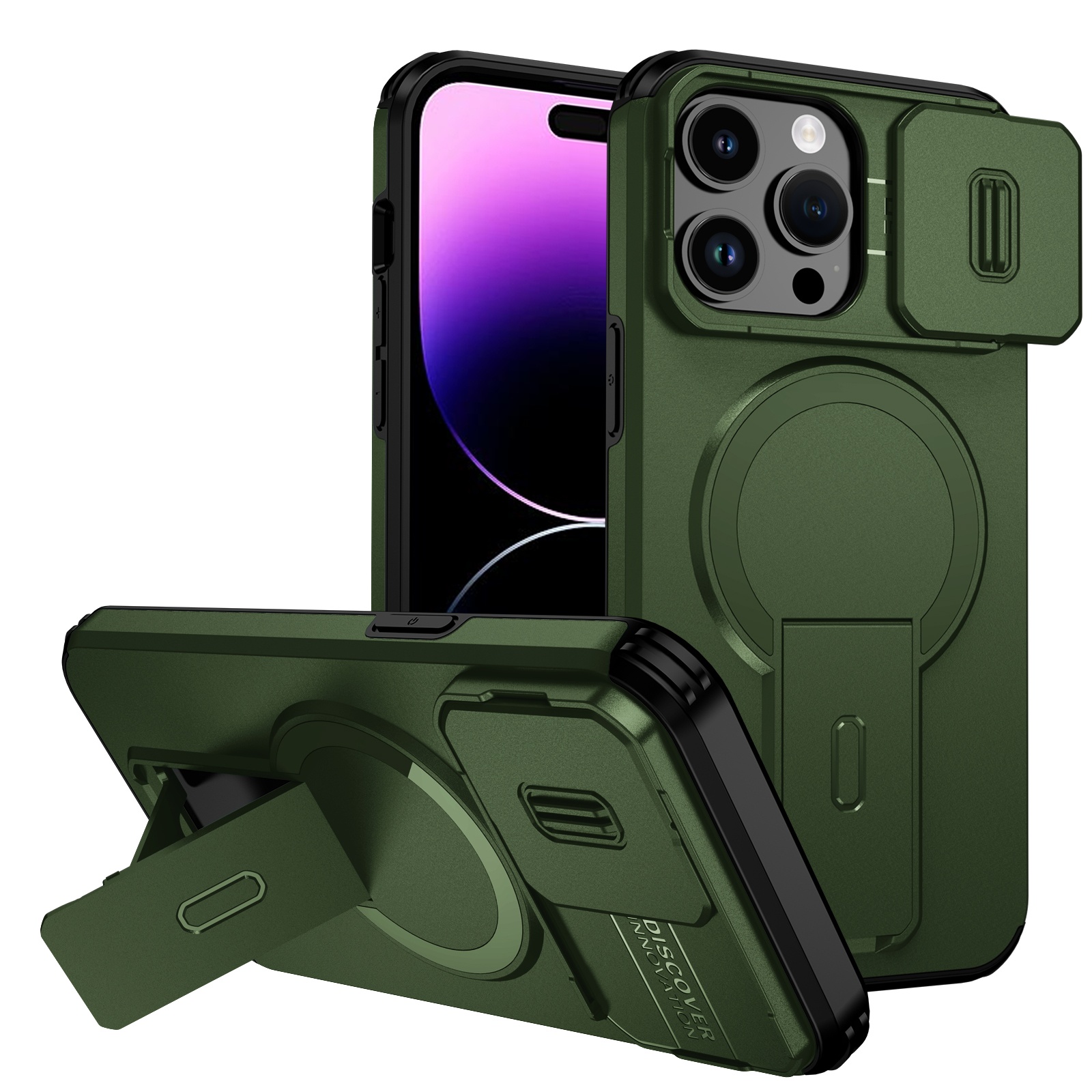 Funda Foxdock Para Iphone 15 Pro – Magnética Antigolpes Con Soporte Y Protección Doble