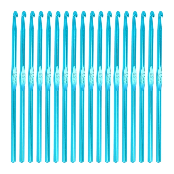Ofertas Únicas 18pcs Ganchos de Crochet de 5.0mm Tamaño US 8 Agujas de Tejer para Hilo de Manualidades DIY Contribuir a Principiantes