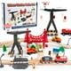 thumbnail image 1 of Juego de trenes de juguete WOOD CITY de madera de 56 piezas para niños de 2 a 5 años, 1 of 3
