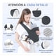 thumbnail image 2 of Mochila Portabebés Ergonómica Gris, 2 of 3