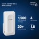 thumbnail image 2 of Extensor de rango WiFi 6 Mesh NETGEAR EAX15 AX1800 de doble banda, 2 of 6