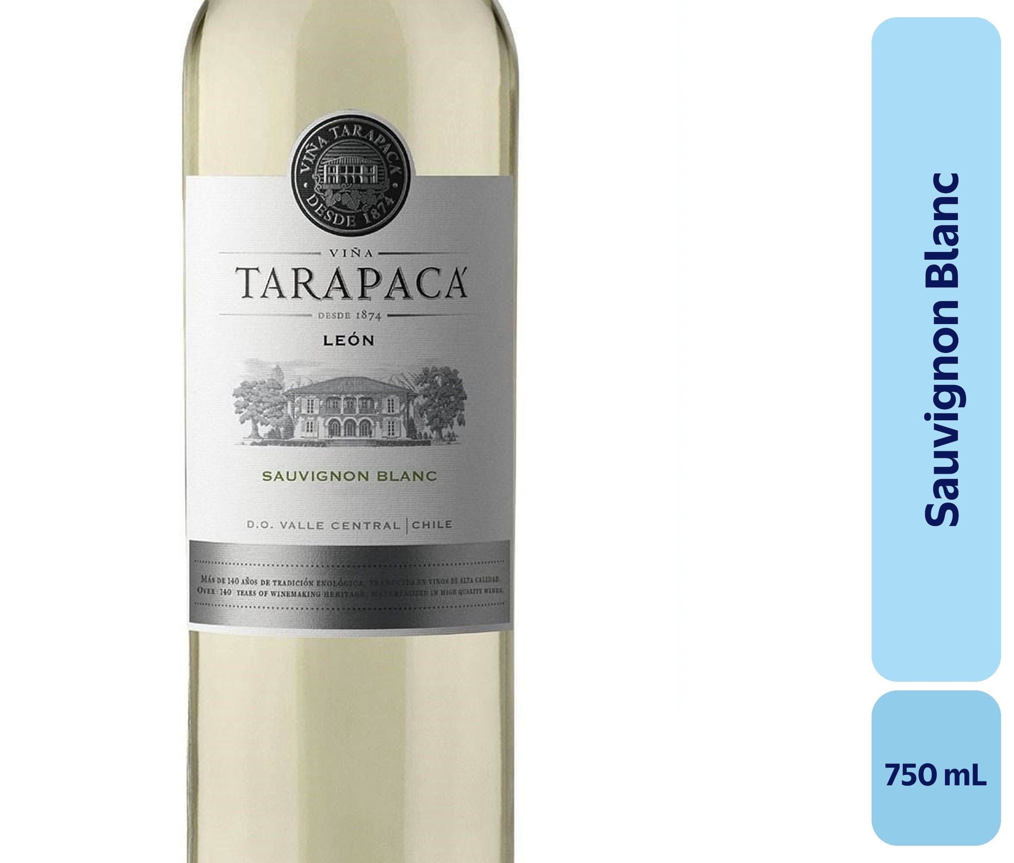 Vino Sauvignon Blanc Botella 750 mL Leon De Tarapaca