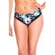 thumbnail image 1 of Bikini Tanga Reversible Tiro Alto Estampado Flores Negro M, 1 of 3