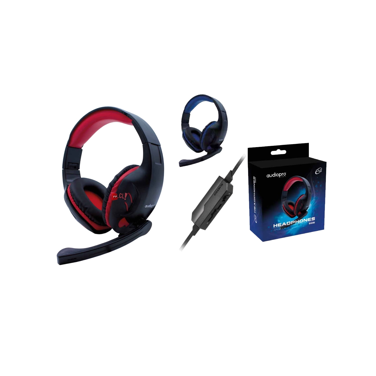 Audiopro Studio - Audífonos Gamer Conector 3,5mm Azul - Ps
