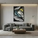 thumbnail image 3 of Cuadro Colgante De Plumas Con Cristales 80x140cm, 3 of 5